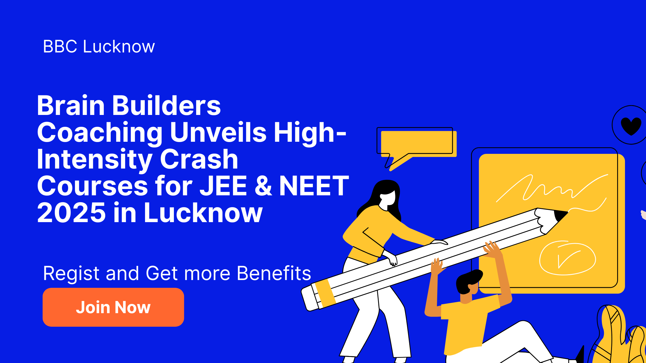 Brain Builders Coaching Unveils High-Intensity Crash Courses for JEE & NEET 2025 in Lucknow
