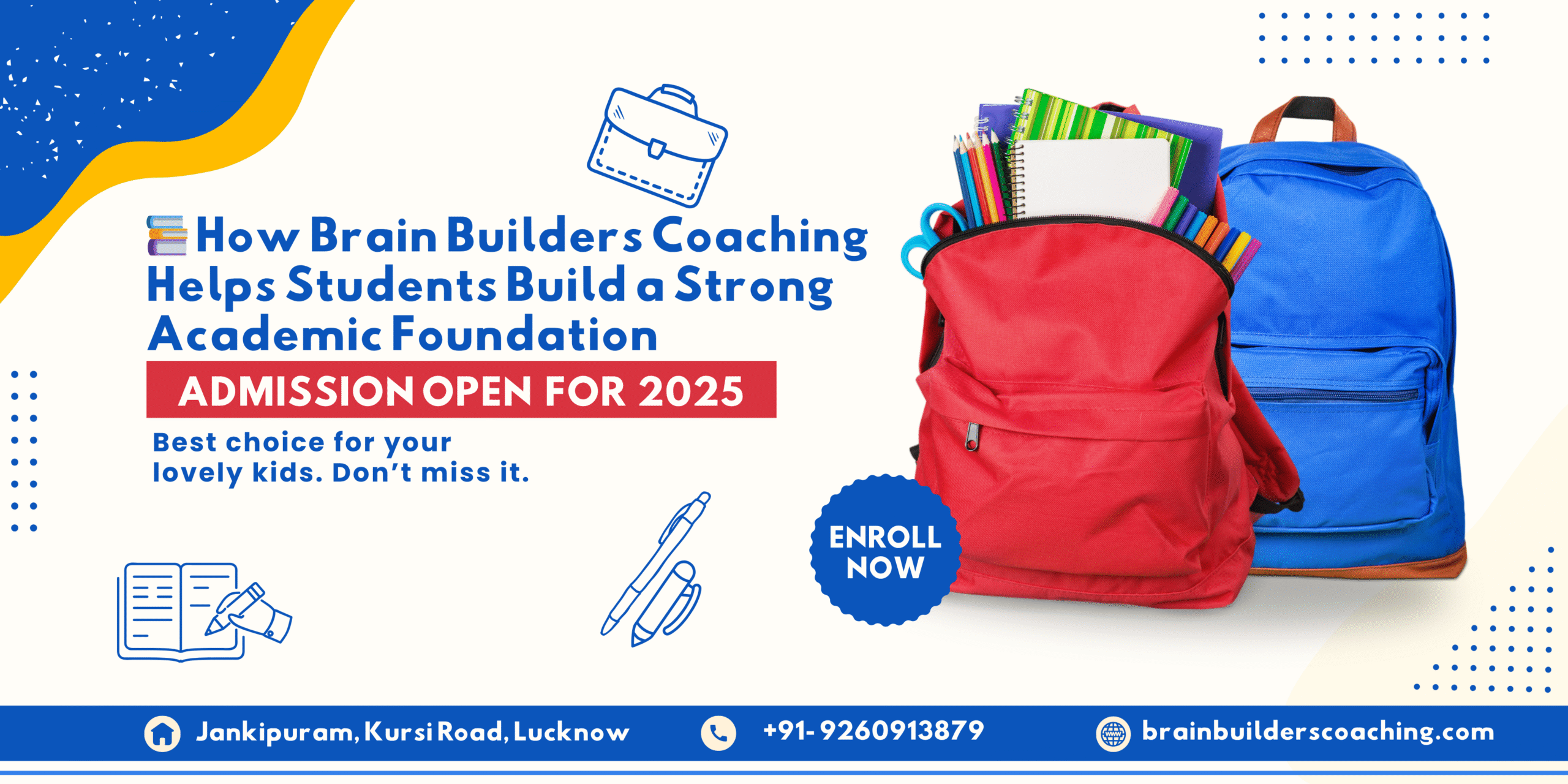 📚 How Brain Builders Coaching Helps Students Build a Strong Academic Foundation