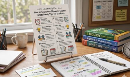 How to Score 90+ Marks in Exams: Smart Study Tips for Students